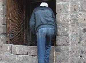 Who is to open the door?