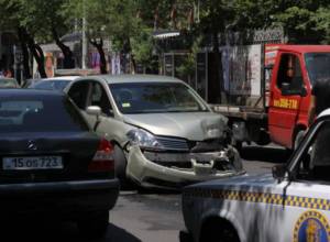 Accident on Tumanyan Street