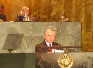 Nalbandian refers to Azerbaijan’s military stance