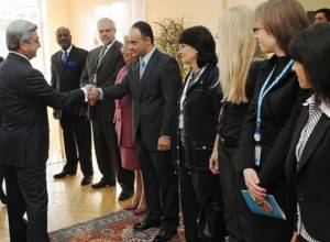 Serzh Sargsyan congratulates UN