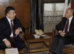 Ambassador Ashot Kocharian meets with Lebanese Parliament Speaker