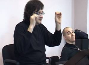 Passionate dance on the chair