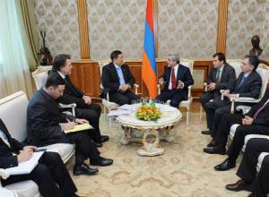 Serzh Sargsyan meets ADB Vice President