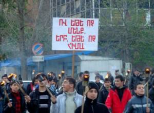 Bombed Kapan on April 24