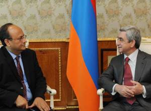 Serzh Sargsyan meets WB Regional Director