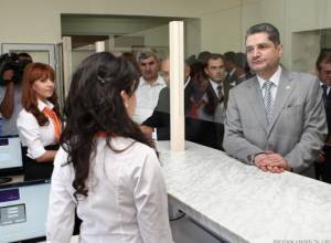 Payment terminal at passport division