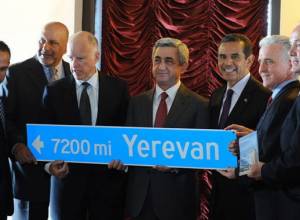 Serzh Sargsyan is grateful to Los Angeles