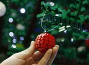 Lego Christmas tree in London