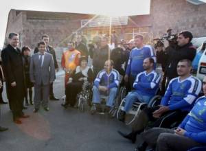 PM visits the disabled
