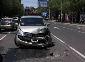 Car accidents in Yerevan
