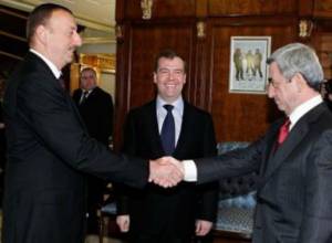 Sargsyan, Aliyev issue statement during Sochi-hosted meeting