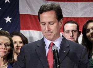 Daughter's illness makes Santorum pull out of presidential race