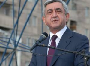 Didn’t let them approach Serzh Sargsyan