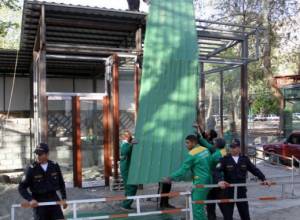 Dismantling of kiosks starts in Mashtots Park