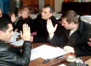 “May the deceased rest in peace, the living have the right to vote”