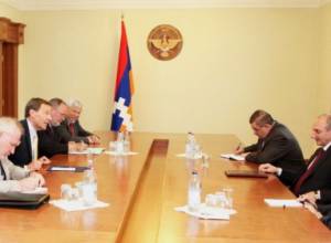 Artsakh President receives OSCE mediators