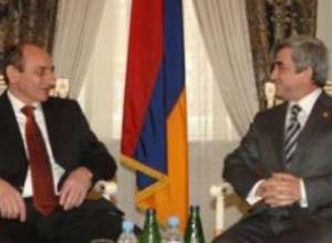 Serzh Sargsyan congratulates NKR Pesident-elect