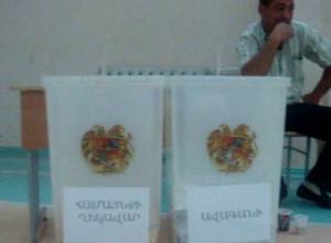 The only candidate elected as Yeghvard Mayor