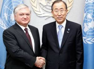 Nalbandyan meets UN Secretary General