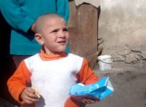 Family living in wretched conditions receives aid