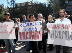 Protest action is support of HAK activists