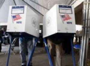 New York citizens participating in elections