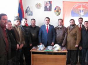 Armenian Eagles Leader makes fiery speech