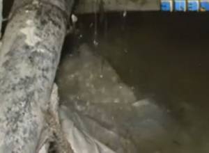 Buildings in Gyumri City flooded with sewage