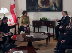 Armenian FM receives his Georgian counterpart