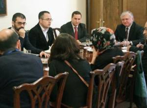 Turkish journalists in Yerevan