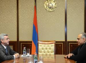 Serzh Sargsyan received Raffi Hovannisian