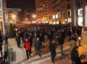 March participants returning to Liberty Square