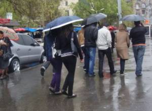 Short rain and thunderstorm expected in Armenia