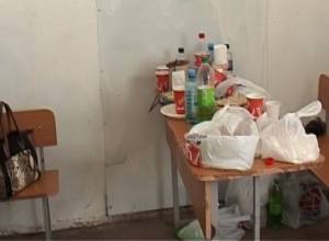 Sweets were being given in the precinct