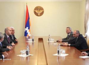 NKR President receives Armenian Education Minister