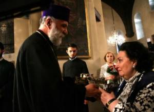 Armenian Catholicos blesses Montserrat Caballé