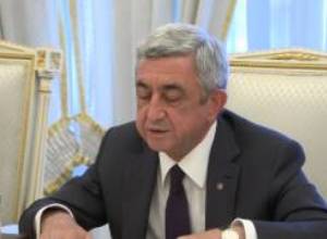 Սերժ Սարգսյանը անդրադարձել է բողոքի ակցիային եւ Պերմյակովին