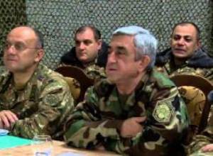 Սերժ Սարգսյանն աշխատանքային այցով մեկնել է սահմանագոտի