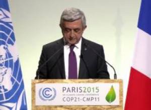 Սերժ Սարգսյանի ելույթը Փարիզում