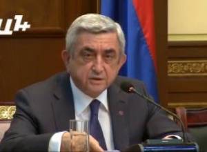 Սերժ Սարգսյանը բարկացավ, Ծառուկյանը հեռացավ