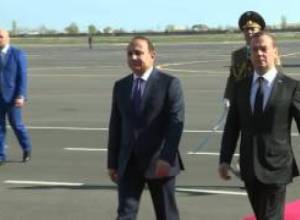 Ռուսաստանի վարչապետի ժամանում