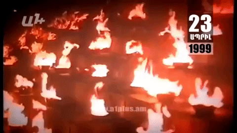 Календарь: 23-го апреля, акция в связи с убийством Погоса Погосяна