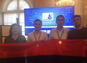 Two medals from International Mendeleev Chemistry Olympiad