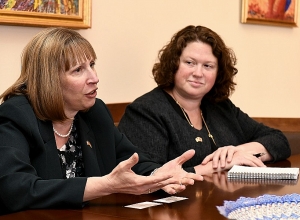 Анна Акопян приняла посла США в РА Линн Трейси