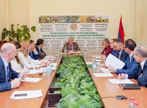 Տեղի է ունեցել Հայաստանի խաղողագործության և գինեգործության հիﬓադրաﬕ  հոգաբարձուների խորհրդի հերթական նիստը