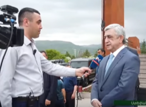 Серж Саргсян дал интервью общественному телевидению Арцаха