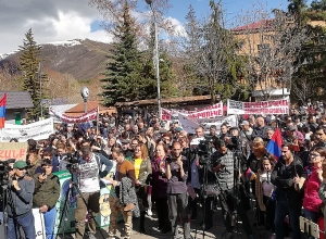 Live. «Ոչ Ամուլսարի շահագործմանը» բողոքի ակցիա