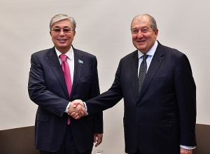 Ղազախստանի նախագահը կարեւորել է Արմեն Սարգսյանի մասնակցությունը