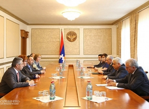 Председатель КС Грайр Товмасян в Арцахе: он встретился с Бако Саакяном