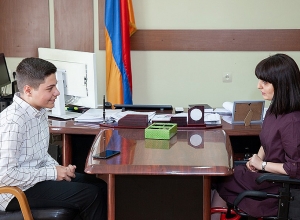 Նախարարին տեսնելու աշակերտի երազանքը կատարվեց
